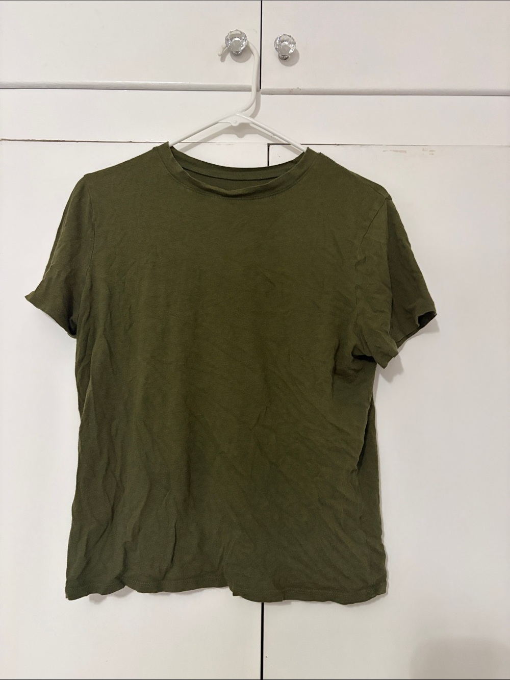 a new day Olive Green Short Sleeve Crewneck Tee
